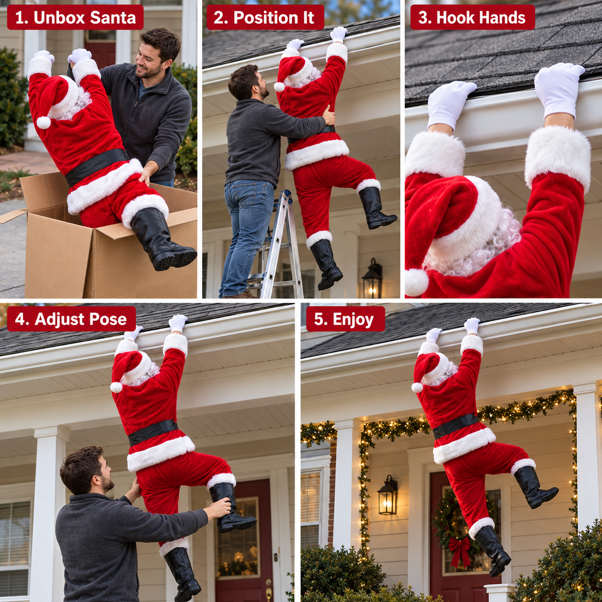 Santa Scrambles™ – Hanging Santa