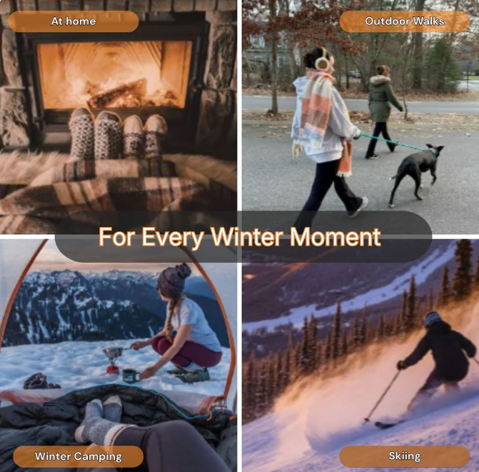 Chaussettes Chauffantes Maison du Sorirer