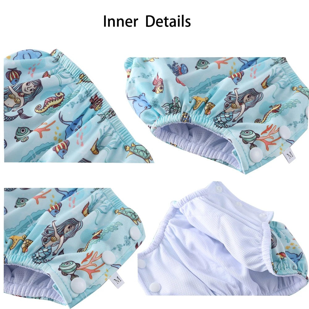 Couche de bain lavable réutilisable AquaBébé