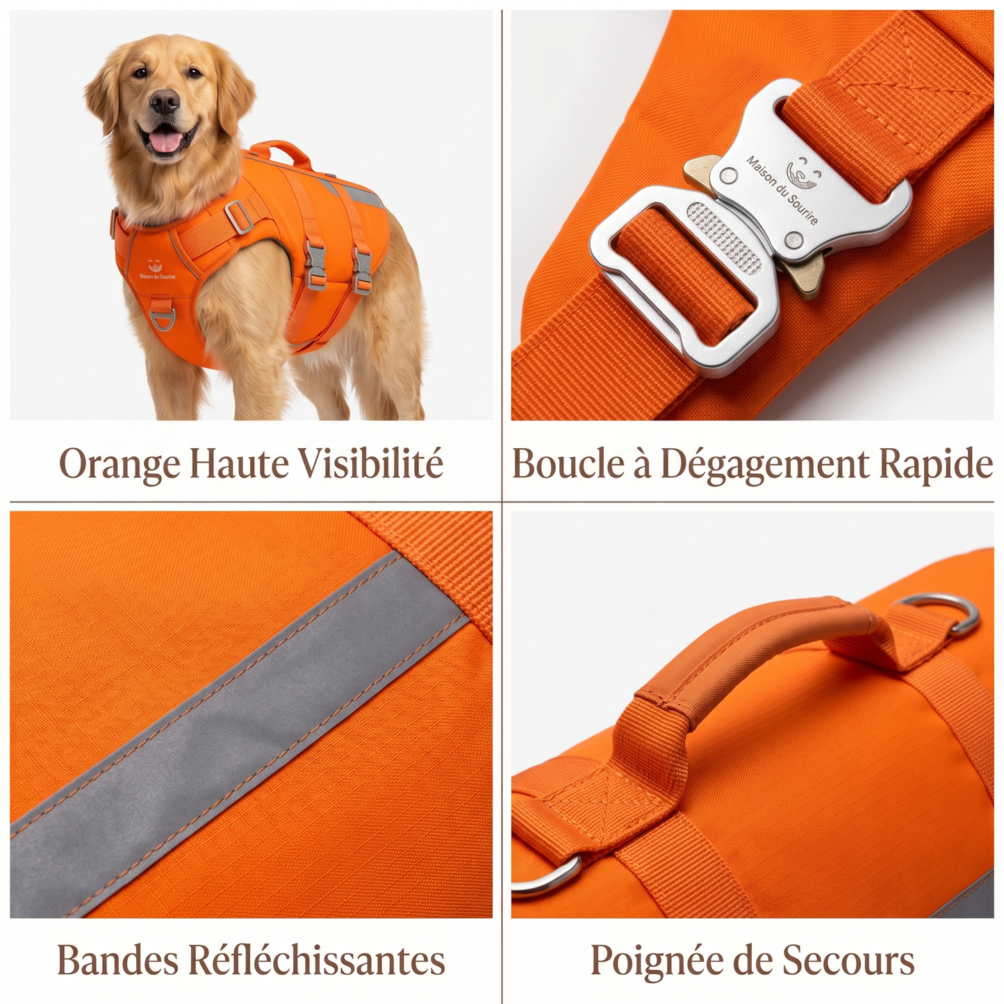 Gilet de Sauvetage pour Chien | AquaChien™