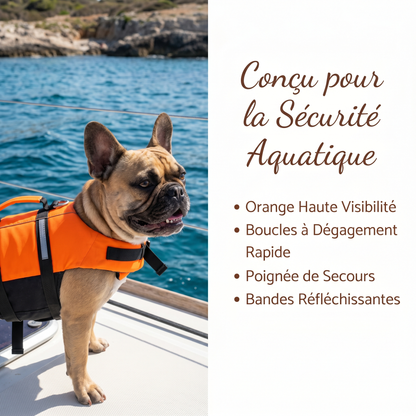 Gilet de Sauvetage pour Chien | AquaChien™