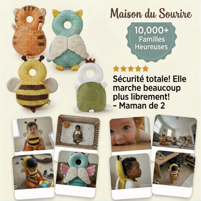 Coussin Protège-Tête Bébé Anti-Chute | Maison du Sourire